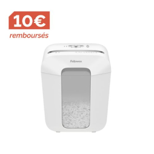 DESTRUCTEUR FELLOWES LX50 4x37mm POWERSHRED CC BLANC