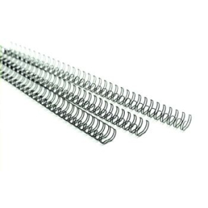 SPIRALE WIREBIND DIAMETRE 8mm METAL Blanc - boîte de 100