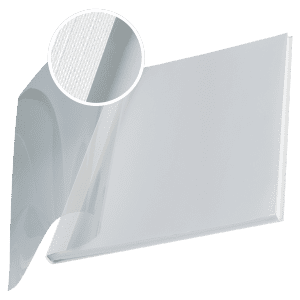 COUVERTURE SOUPLE LEITZ IMPRESSBIND 7399 7mm BLANC - boîte de 10