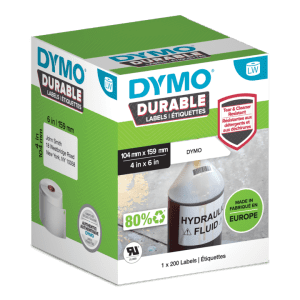 ETIQUETTE DYMO LABELWRITER RESISTANTE 104/159 BLANC