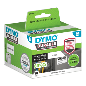 ETIQUETTE DYMO LABELWRITER RESISTANTE 57/32 BLANC