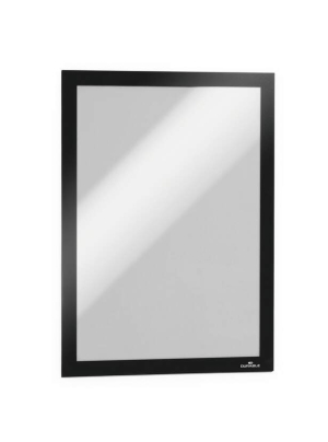 PORTE AFFICHE DURAFRAME A4 NOIR - lot de 2