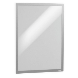 PORTE AFFICHE DURAFRAME POSTER ADHESIF A2 ARGENT