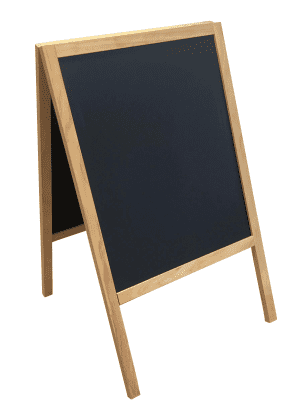 CHEVALET STOP TROTTOIR SUR PIEDS EXACOMPTA