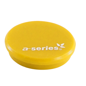 AIMANT DIAMETRE 32mm JAUNE A-SERIES AS1680 - paquet de 10