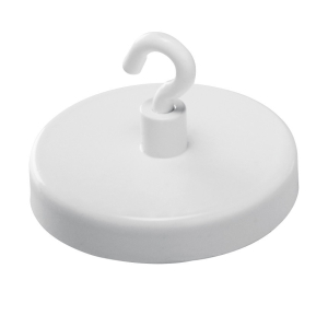 AIMANT AVEC CROCHET BLANC MAGNETOPLAN