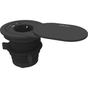 BLOC MULTIPRISE POWER SPOT 1 POSITION AVEC USB-A ET USB-C NOIR NORME DE/LU FELLOWES