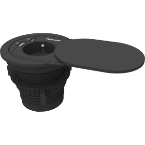 BLOC MULTIPRISE POWER SPOT 1 POSITION AVEC USB-A ET USB-C NOIR NORME FR/BE FELLOWES