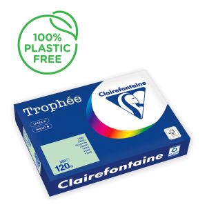 PAPIER CLAIREFONTAINE TROPHEE A4 120Gr VERT - ramette de 250