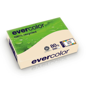 PAPIER RECYCLE EVERCOLOR A3 80Gr IVOIRE - ramette de 500