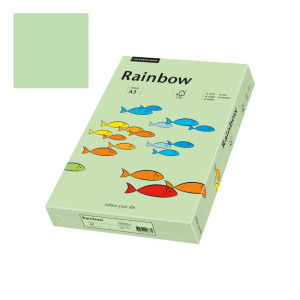 PAPIER RAINBOW A3 160Gr VERT VIF - ramette de 250