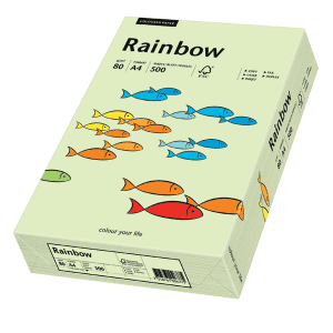 PAPIER RAINBOW A3 80Gr VERT PALE - ramette de 500