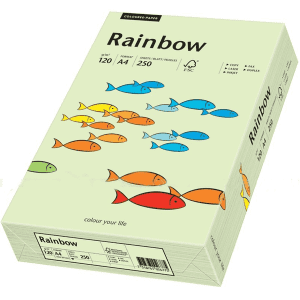 PAPIER RAINBOW A4 120Gr VERT PALE - ramette de 250