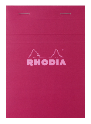 BLOC NOTE A5 Q5 AGRAFE RHODIA COULEURS ASSORTIES 80 FEUILLES MICRO-PERFORES