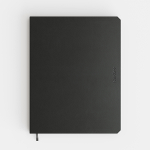 CARNET DE NOTES DE KEMPEN 170x220mm LIGNE COUVERTURE SOUPLE NR ASHBLACK 192 PAGES