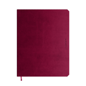 CARNET DE NOTES DE KEMPEN 170x220mm LIGNE COUVERTURE SOUPLE BDX AMARONE 192 PAGES