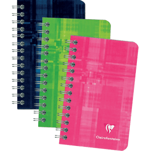 CARNET 75/120mm SPIRALE Q5 50 FEUILLES CLAIREFONTAINE