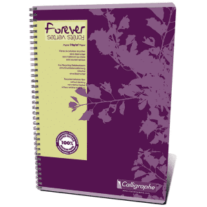 CAHIER A4 Q4 LIGNE RECYCLE FOREVER 90 FEUILLES 70Gr