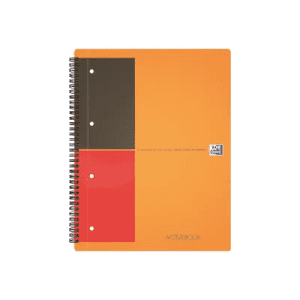 CAHIER A4+ SPIRALE LIGNE ACTIVEBOOK 80 FEUILLES MICRO-PERFOREES 4 TROUS OXFORD