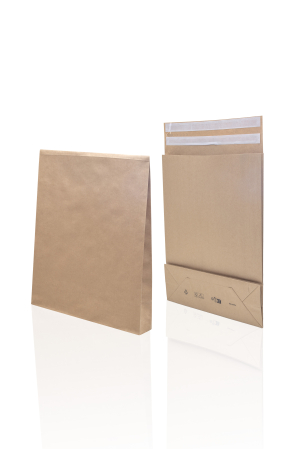 ENVELOPPE 350/450/120 STRIP BRUN 3 SOUFFLETS 100g E-GREEN - boîte de 200