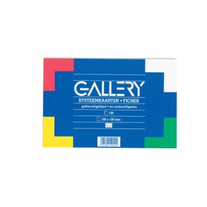 BLOC NOTE A6 LIGNE AGRAFE GALLERY 100 FEUILLES 70Gr