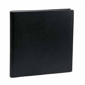AGENDA EXECUTIF SEMAINIER NOIR RELIE "IMPALA" 16x16cm & REPERTOIRE *2026*