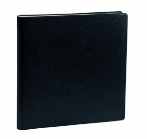 AGENDA DIRECTION SEMAINIER NOIR RELIE "IMPALA" 24x24cm & REPERTOIRE QUO VADIS *2026*"