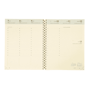 RECHARGE AGENDA CONCORDE SEMAINIER SPIRALE 21x27cm IVOIRE BREPOLS *2026*