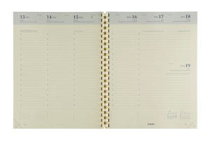 RECHARGE AGENDA CONCORDE SEMAINIER SPIRALE 21x27cm IVOIRE BREPOLS *2026*