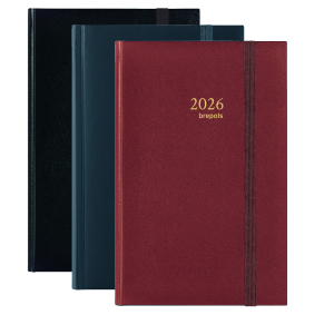 AGENDA CHANTIER JOURNALIER RELIE FIL 8x14cm BREPOLS *2026*