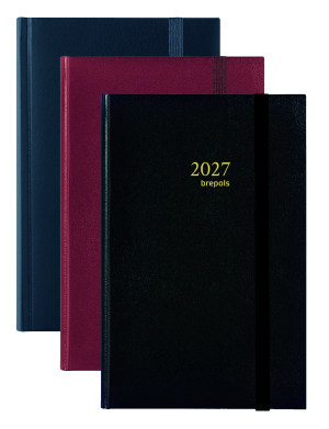 AGENDA CHANTIER JOURNALIER RELIE FIL 8x14cm BREPOLS *2027*