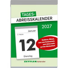 BLOC EPHEMERIDE MURAL 100x145mm ZETTLER *2027*