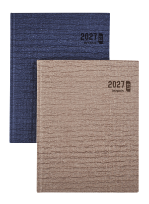 AGENDA ECOTIMING SEMAINIER ASSORTI RELIE "KAZAR" 17x22cm BREPOLS *2027*"