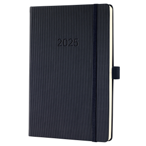 AGENDA CONCEPTUM SEMAINIER ET CARNET A5 NOIR *2025*