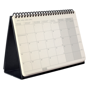 CALENDRIER DE TABLE CONCEPTUM SEMAINIER 21.3x22cm NOIR SIGEL *2026*