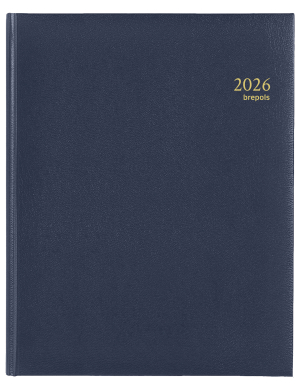 AGENDA CONCORDE SEMAINIER BLEU RELIE "LIMA" 21x27cm BREPOLS *2026*