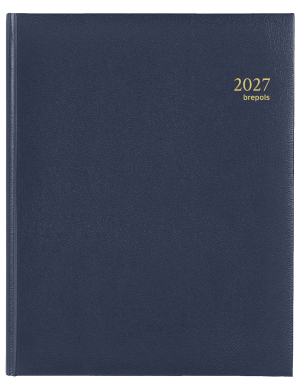 AGENDA CONCORDE SEMAINIER BLEU RELIE "LIMA" 21x27cm BREPOLS *2027*"