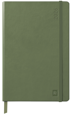 AGENDA WEBPLANNER SEMAINIER VERT SAUGE RELIE 14.8x21cm RHODIA *2026*