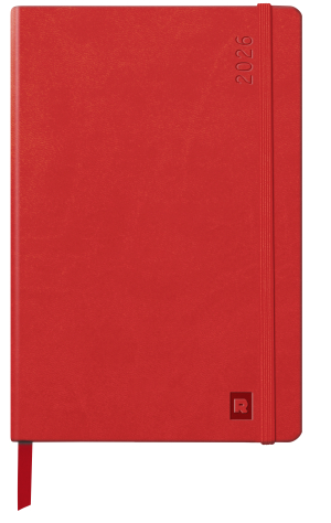 AGENDA WEBPLANNER SEMAINIER ROUGE COQUELICOT RELIE 14.8x21cm RHODIA *2026*