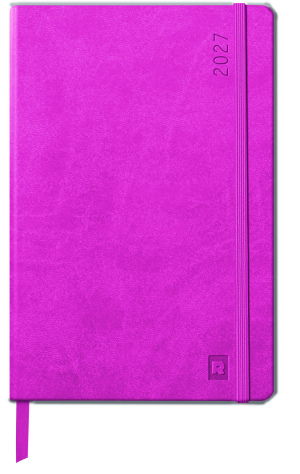 AGENDA WEBPLANNER SEMAINIER ROSE FUCHSIA RELIE 14.8x21cm RHODIA *2027*