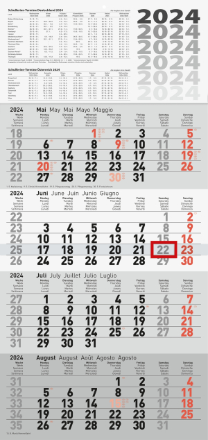 Calendrier mural 2024 pour chats - Avec calendrier mensuel - 30 x 30 cm -  30 x 60 cm - Ouvert : : Fournitures de bureau