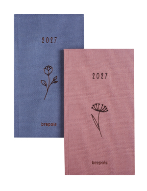 AGENDA INTERPLAN SEMAINIER RELIE AURELIA ASSORTI 9x16CM BREPOLS *2027*