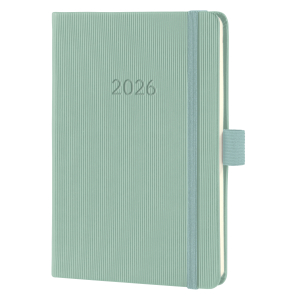 AGENDA CONCEPTUM SEMAINIER A6 VERT RELIE SIGEL *2026*