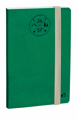 AGENDA PRESIDENT SD SEMAINIER VERT CARAIBES RELIE "EVEREST" 21x27cm SEPT A DEC QUO VADIS *2027*"