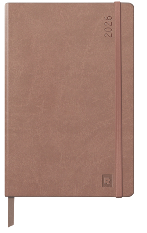 AGENDA WEBPLANNER SEMAINIER BOIS DE ROSE RELIE 14.8x21cm RHODIA *2026*