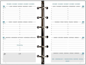 RECHARGE AGENDA EXATIME 14 SEMAINIER HORIZONTAL 8.1x12.6cm *2027*