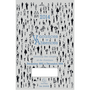 PIQURE VACANCES ABSENCES CONGES DEC A DEC 20x29.7cm EXACOMPTA *2026*