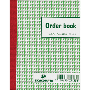 ORDER BOOK 13.5/10 LIGNE TRIPLI NCR