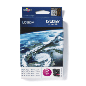 CARTOUCHE JET D'ENCRE BROTHER LC985M MAGENTA 260 Pages