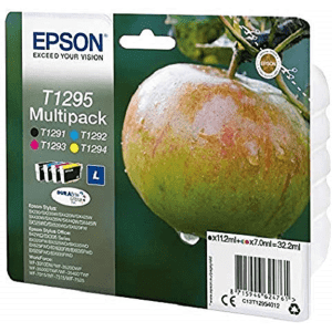 CARTOUCHE JET D'ENCRE EPSON T1295 MULTIPACK BK/C/M/Y - paquet de 4